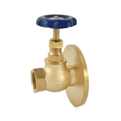 1004 Bronze Globe Valve (One Side Flanged) with PTFE Seating