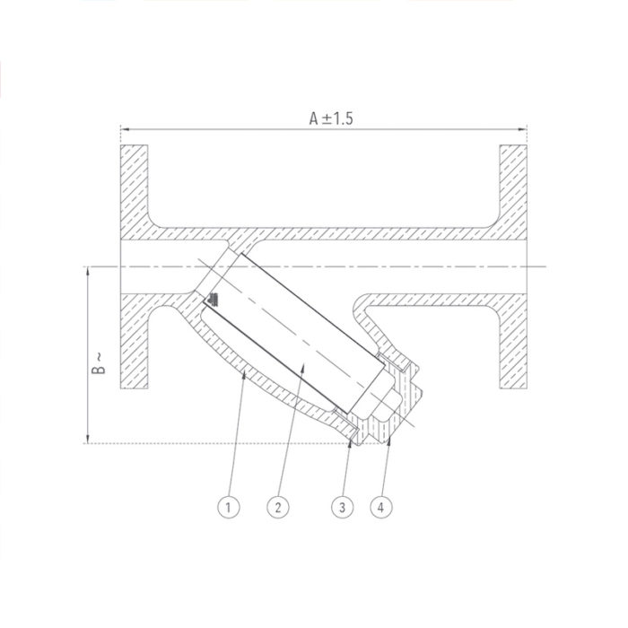 Bronze Y-Type Strainer (Flanged) Design
