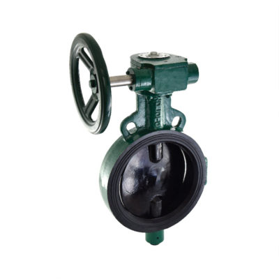 1078A Butterfly Valve (Wafer Type) PN 1.6 with S.G Iron Disc - Gear Operated
