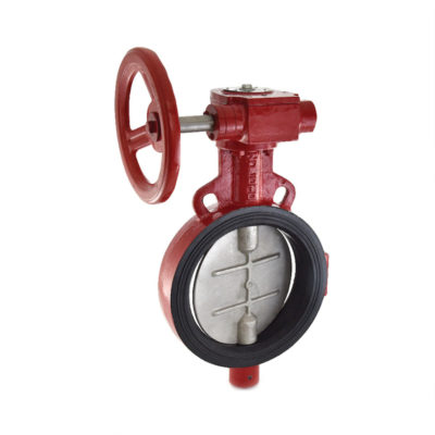1078J Butterfly Valve (Wafer Type), PN 2.5 with S.S 304 Disc - Gear Operated